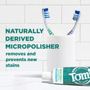 Tom’s of Maine Whiten Plus Coconut Oil Fluoride Free Toothpaste, Natural Whitening Toothpaste with Plant-Based Cleansers, Whitens Without Causing Sensitivity, Gentle Mint, 4.0 Oz (Pack of 3) Infinity Warehouse