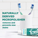 Tom’s of Maine Whiten Plus Coconut Oil Fluoride Free Toothpaste, Natural Whitening Toothpaste with Plant-Based Cleansers, Whitens Without Causing Sensitivity, Gentle Mint, 4.0 Oz (Pack of 3) Infinity Warehouse