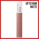 Maybelline New York SuperStay Matte Ink Un-nude Liquid Lipstick, Poet, 0.17 Ounce Maybelline New York