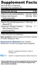 1MD Nutrition OsteoMD for Comprehensive Support - Supplement for Women and Men - Promote Density w/Vitamin D - Hydroxyapatite w/Vitamin D3 & K2-90 Capsules Infinity Warehouse