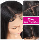 Subella Hair 9A Lace Front Wigs Human Hair with Baby Hair 150% Density Brazilian Straight Human Hair Wigs for Black Women Natural Color (24inch) Subella Store
