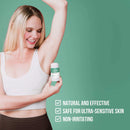 MAGSOL Natural Deodorant for Men & Women - Mens Deodorant with Magnesium - Perfect for Ultra Sensitive Skin, Aluminum Free Deodorant for Women, Baking Soda Free (2 Pack: Lemongrass & Sandalwood) MagSol Organics