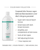 MineTan Spray Tan Solution | Olive Sunless Tanning Solution - For a Natural, Olive Bronze Super Dark Finish, Infused with Powerful Antioxidants & Oils, Salon Professional Formula, Vegan, 33.8 Fl Oz MINETAN BODY.SKIN