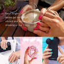 AwsmColor Gel Nail Polish Set, Neon Soak Off Nail Gel Kit, 2021 Nail Design Bright Red Pastel Pink Jelly Rainbow Gel Polish 6 Bottles 8ML Soak Off Gels for Girl Women awsmcolor
