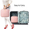 Relavel Travel Makeup Train Case Makeup Cosmetic Case Organizer Portable Artist Storage Bag with Adjustable Dividers for Cosmetics Makeup Brushes Toiletry Jewelry Digital Accessories (Pink) Relavel