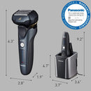 Panasonic Electric Razor for Men |Electric Shaver|ARC5 with Premium Automatic Cleaning and Charging Station |Wet Dry Shaver Men | Cordless Razor | Shaver with Pop-Up Trimmer ES-LV97-K, Black Panasonic Store