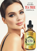 100% Pure Australian Tea Tree Essential Oil with high conc. of Terpinen - A Known Solution to Help in Fighting Acne, Toenail Issues, Dandruff. (1 fl oz) First Botany