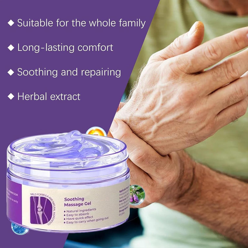 2 PCS Joint Gel Purple Gel，Soothing Massage Cream，Joint Activities Throughout The Body，Soothes for Knees, Hands, Lumbar, Neck and Shoulders Infinity Warehouse