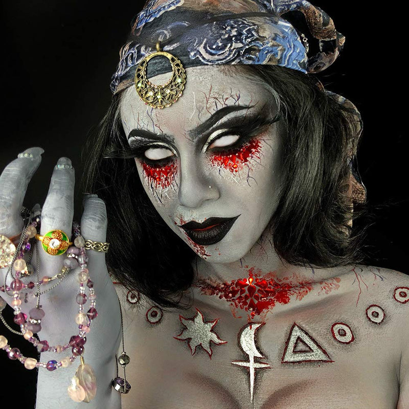 Mehron Makeup Stage Blood (16 oz) (Bright Arterial) Mehron