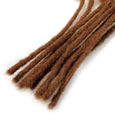 YONNA Human Hair Microlocks Sisterlocks Dreadlocks Extensions 20Locs Full Handmade (Width 0.4cm) 8inch