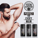 VIKING REVOLUTION - 3 Pack Natural Mens Deodorant, Aluminum Free Deodorant for Men - Long-Lasting Odor Protection and Freshness with All Natural Scents: Citrus, Peppermint & Eucaliptus, Sandalwood Viking Revolution Store