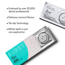 BURST Teeth Whitening Strips with Coconut Oil, 7 Treatments Burst