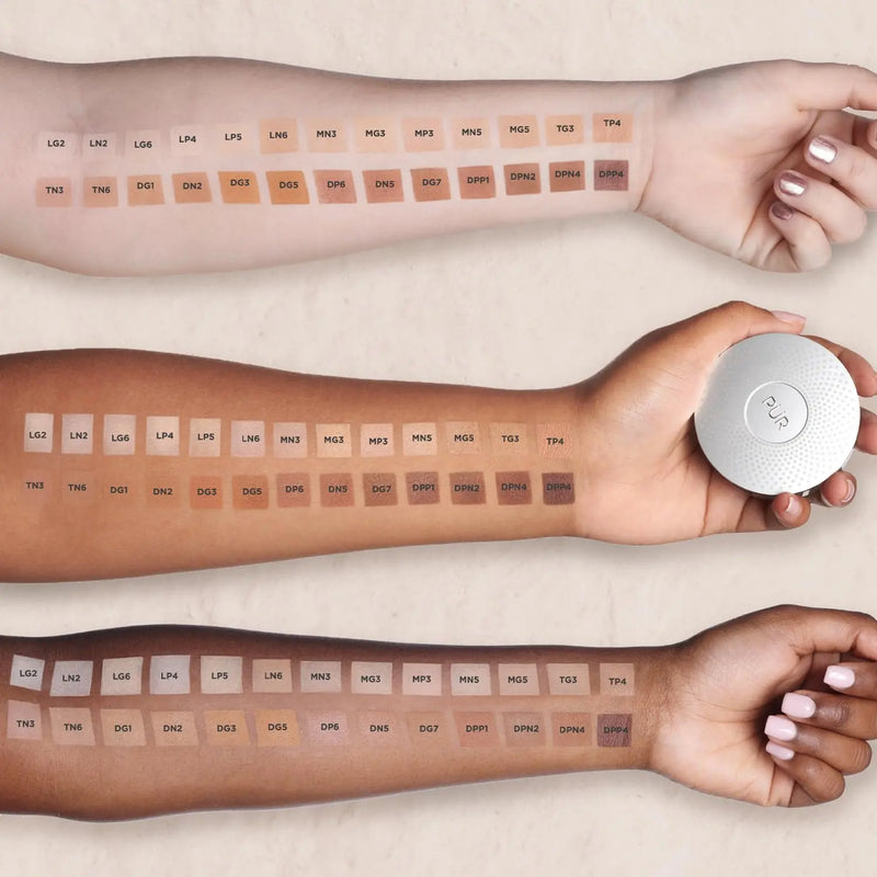 PÜR Beauty 4-in-1 Pressed Mineral Makeup SPF 15 Powder Foundation with Concealer & Finishing Powder- Medium to Full Coverage Foundation- Mineral-Based Powder- Cruelty-Free & Vegan Friendly Infinity Warehouse