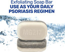 MG217 Psoriasis Dead Sea Exfoliating Bar Soap - Dead Sea Salt, Mud, Aloe Vera, Vitamin E & Rose Geranium Oil for Psoriasis Skincare, 3.2oz Infinity Warehouse