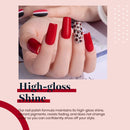 Beetles Gel Nail Polish Holiday Set - Magic New Year 6 Colors Red Black Nude Gel Polish Kit Christmas Gift White Pink Glitters Nail Gel Polish Soak Off LED Gel Nail Kit Manicure DIY Home beetles Gel Polish