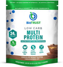 BioTrust Low Carb Protein Powder - Natural and Delicious Whey & Casein Blend from Grass-Fed Hormone Free Cows - Non GMO, Soy Free, Gluten Free, Hormone Free (Vanilla) Infinity Warehouse