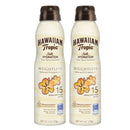 Hawaiian Tropic Silk Hydration Weightless Clear Spray Sunscreen, Broad-Spectrum Protection, SPF 15, 6 Ounces - Pack of 2 Hawaiian Tropic