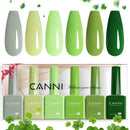 CANNI 6Pcs 9ml Hema-Free Nail Dehydrator Primer, Base Coat Reinforce Diamond Gel Top Coat and Matte Top Coat Gel Nail Polish Set, Soak Off LED Nail Gel Polish Set Nail Art Starter Manicure Salon Infinity Warehouse