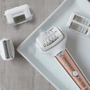Panasonic, Cordless Shaver Epilator For Women With 5 Attachments Gentle WetDry Hair Removal for Legs Underarms Bikini Face ESEL7AP, White, 1 Count Panasonic