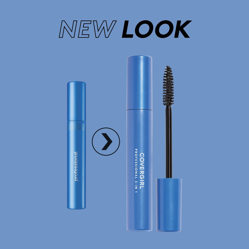 COVERGIRL Professional Mascara Regular Brush Very Black 200, (Packaging may vary) 0.3 Fl Oz COVERGIRL