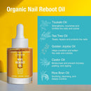Onsen Secret Nail Reboot Duo - Treatment for Damaged Nails - Natural Nail Care & Cuticle Repair - Visible Results For Perfect Nails, Cuticle Conditioner Cream 30ml & Nail Reboot Oil 35ml Infinity Warehouse