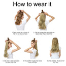 Dark Brown Hair Extensions For Women and Girls (3 PCS Set Invisible Wavy Thick Clip Extensions) Synthetic Thick Long Hair Pieces -16” Dailisy