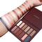 LUXAZA Neutral Nudes Makeup Eyeshadow Palette Brown Metallic, Warm Natural Bronze Copper Pearl Shimmer Satin Eye Shadow, Highly Pigmented Makeup Palette LUXAZA