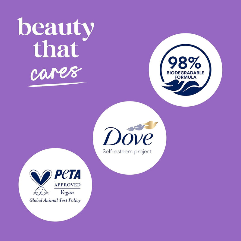 Dove Body Wash with Pump Relaxing Lavender Oil & Chamomile 3 Count for Renewed, Healthy-Looking Skin Gentle Skin Cleanser with 24hr Renewing MicroMoisture 30.6 oz Infinity Warehouse