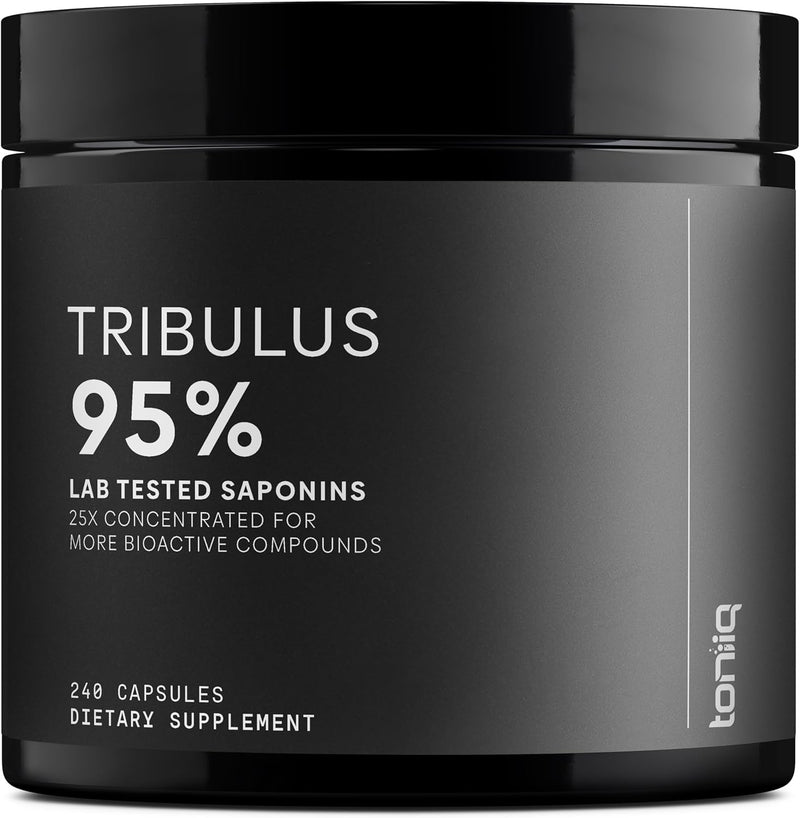 Tribulus Terrestris for Men - Ultra High Potency 25:1 Extract with 95% Saponins - 1300mg Pure & Concentrated Formula - Third-Party Lab Tested for Purity & Quality - 240 Capsules Infinity Warehouse