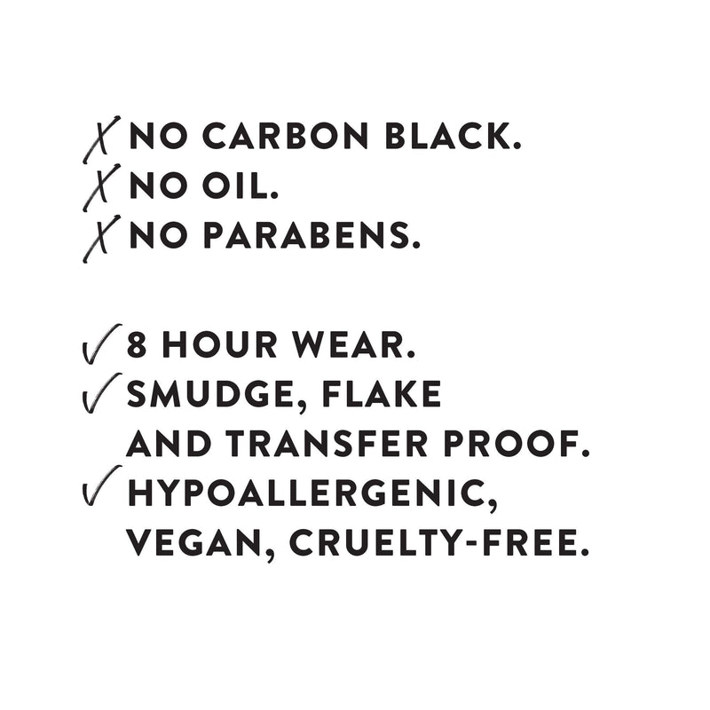 Honest Beauty Liquid Eyeliner Vegan Smudge Flake Transfer Proof Carbon Free Silicone Free Cruelty Free Ophthalmologist Tested 0.058 fl. oz, Black, 0.06 Fl Oz Honest Beauty