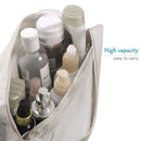 L&FY Multifunction Portable Travel Toiletry Bag Cosmetic Makeup Pouch Toiletry Case Wash Organizer (Pink Stripe) L&FY