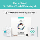 GLO Science Enamel Stain Protection Serum – Professional-Grade Serum Repairs, Strengthens & Shields Teeth Against Stains – Dentist Recommended, Fluoride Free, Safe for Sensitive Teeth – 0.176 oz Infinity Warehouse