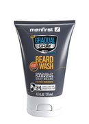 MENFIRST Gradual Gray Darkening Beard Wash Shampoo for Men, Reduces White Beard Color, 4.6 oz MENFIRST