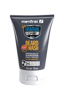 MENFIRST Gradual Gray Darkening Beard Wash Shampoo for Men, Reduces White Beard Color, 4.6 oz MENFIRST