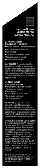 TouchBack PRO Gray Root Touch Up Marker Applicator - Real Hair Color Medium Brown TouchBack