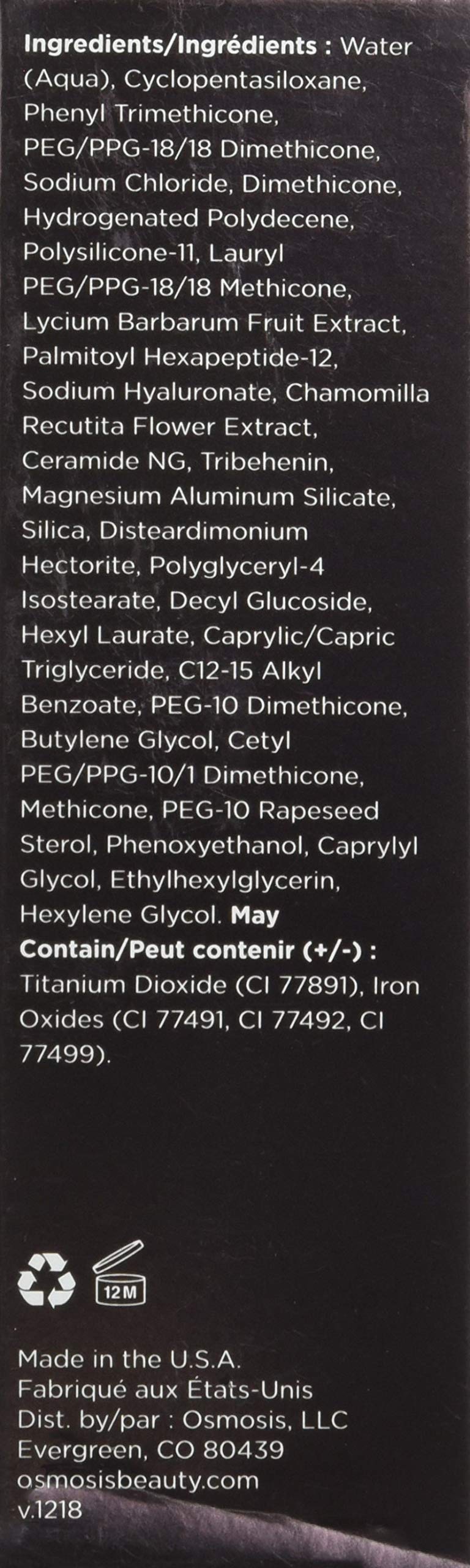 Osmosis Long Wear Liquid Foundation, Natural Medium, 36 Gram Osmosis Skincare