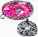 Lay-n-Go Drawstring Makeup Bag – Women’s Travel Cosmetic Case and Jewelry, Electronics, Toiletry Organizer – Rings Lay-n-Go Store