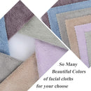 SUNLAND Microfiber Face Cloth Makeup Remover Cloth Reusable Facial Cleansing Towel Ultra Soft Face Washcloth 11inchx 11inch SUNLAND