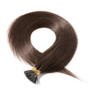 18 Inches I Tip Remy Human Hair Extensions 100 Strands/Pack Pre Bonded Keratin Stick In Hair Extensions Cold Fusion Hair Piece Long Straight For Women