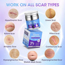 Silicone Scar Cream for Surgical Scars, 3% Dimethicone Complex Silicone Scar Gel for Old & New Scars, C-Section, Pregnancy, Acne, Injury, Keloids, Burns, Non-Irritating Scar Removal Cream(55ML) Infinity Warehouse