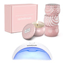 MelodySusie Portable UV LED Nail Lamp & MelodySusie Aromatherapy Scented Candles for Home -Natural Soy Wax 4.4 Oz Portable Travel Tin Candle MelodySusie
