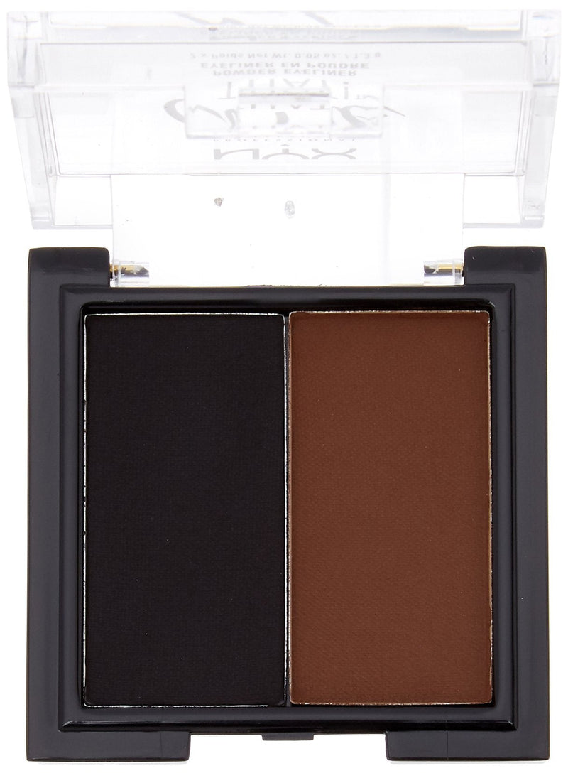 NYX PROFESSIONAL MAKEUP Cake That! Powder Eyeliner, 0.09 Ounce, Black,Brown (CTL01) NYX PROFESSIONAL MAKEUP Store