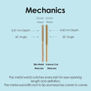 NEOGEN DERMALOGY Innovative Sensational Hygienic Washable Extra Slim & Volume Metal Mascara Infinity Warehouse
