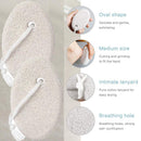 Natural Pumice Stone for Feet, Borogo 2-Pack Lava Pedicure Tools Hard Skin Callus Remover for Feet and Hands - Natural Foot File Exfoliation to Remove Dead Skin, Heels, Elbows, Hands Borogo