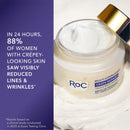 RoC Crepe Repair Anti Aging Daily Face Moisturizer & Neck Firming Cream (1.7 oz) + RoC Retinol Wrinkle Smoothing Capsules (7 CT), Skin Care Treatment RoC