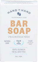 HAND IN HAND SOAP Fragrance Free Bar Soap, 5 OZ Hand in Hand