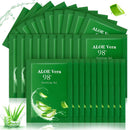 30 Pcs Travel Size Aloe Vera Gel 98% Organic After Sun Moisturizer for Face, Body, Soothing Hydrating Lotion Bulk for Travel, Summer Vacation, Sunburn Relief, Skin Care Gifts Infinity Warehouse
