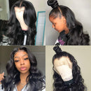 Hermosa Body Wave Lace Front Wigs Human Hair 150% Density Per Plucked 13x4 Human Hair Wigs for Women With Baby Hair (16 inch, Natural color) Hermosa Store