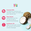 Just for Me Natural Hair Milk Curl Smoother (3 Pack) - Defines Curls & Controls Frizz, Contains Coconut Milk, Shea Butter, Vitamin E, Sunflower Oil, Lightweight Moisture, 8 oz Just For Me