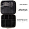 Relavel Travel Makeup Train Case Makeup Cosmetic Case Organizer Portable Artist Storage Bag with Adjustable Dividers for Cosmetics Makeup Brushes Toiletry Jewelry Digital Accessories (Marble, White) Relavel